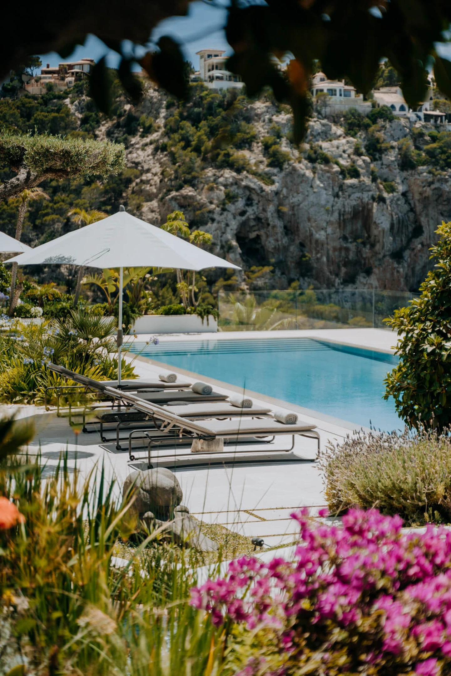 Image of Mallorca property showcasing a pool view